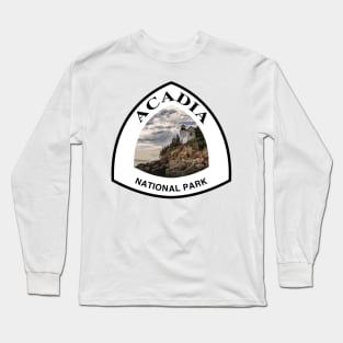 Acadia National Park shield Long Sleeve T-Shirt
